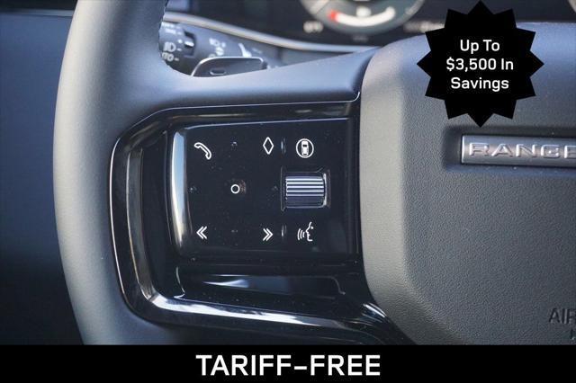 new 2025 Land Rover Range Rover Evoque car, priced at $59,825