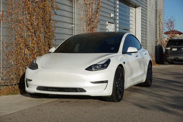 used 2023 Tesla Model 3 car, priced at $37,182