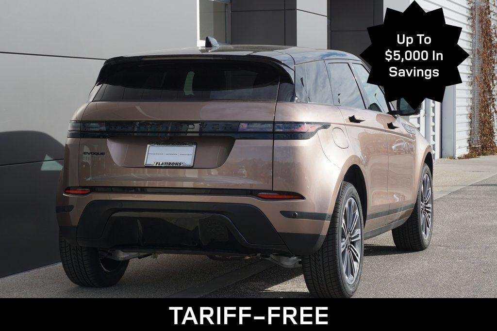 new 2025 Land Rover Range Rover Evoque car, priced at $59,290