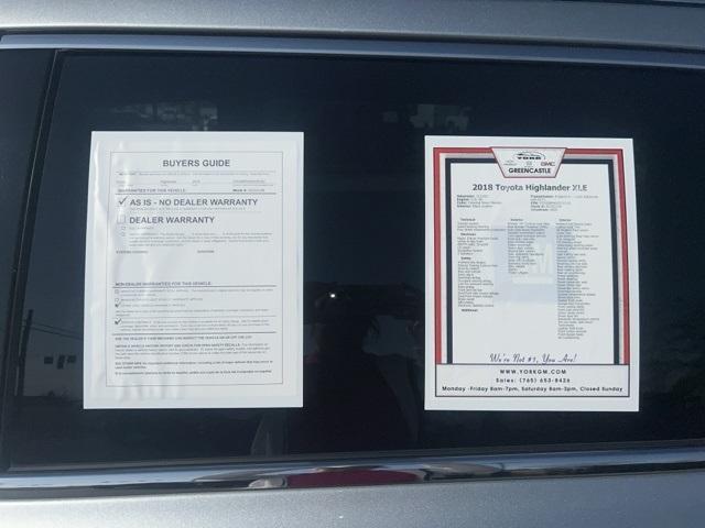 used 2018 Toyota Highlander car, priced at $21,995