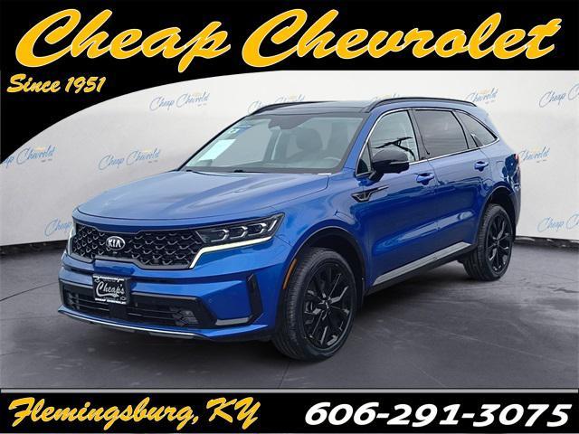 used 2021 Kia Sorento car, priced at $30,500