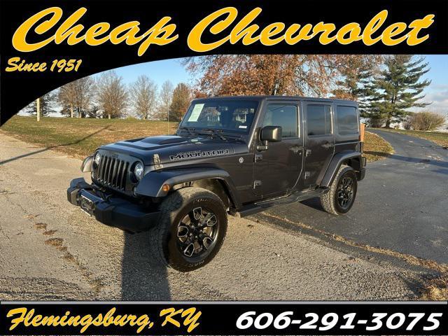 used 2017 Jeep Wrangler Unlimited car, priced at $22,839