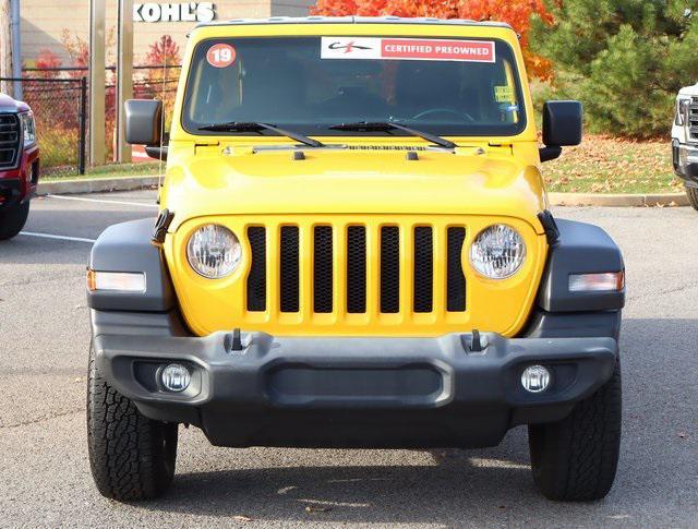 used 2019 Jeep Wrangler Unlimited car, priced at $24,331