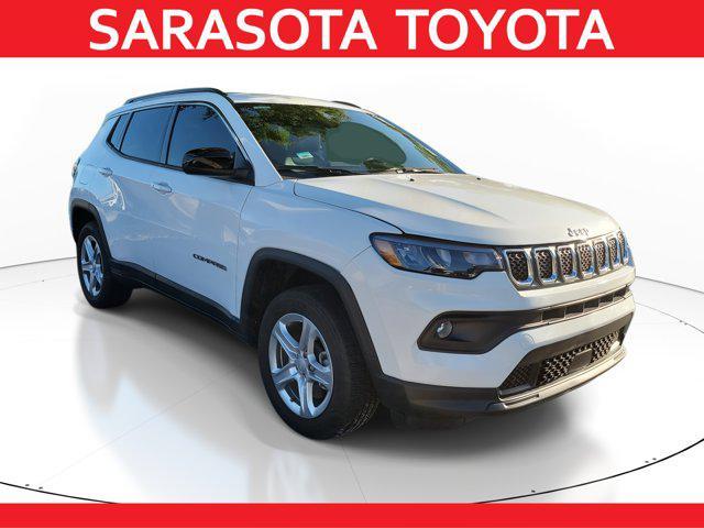 used 2023 Jeep Compass car, priced at $21,995