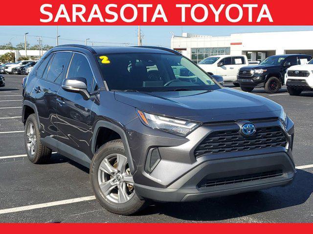 used 2022 Toyota RAV4 Hybrid car, priced at $30,100