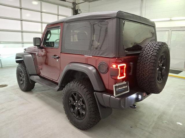 used 2021 Jeep Wrangler car, priced at $30,600