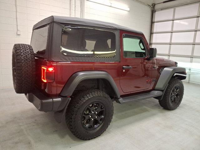 used 2021 Jeep Wrangler car, priced at $30,600