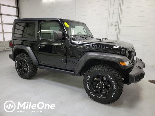 used 2021 Jeep Wrangler car, priced at $32,100