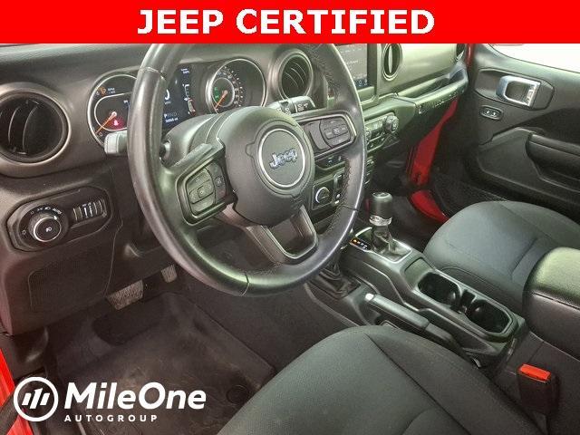 used 2021 Jeep Wrangler car, priced at $30,600