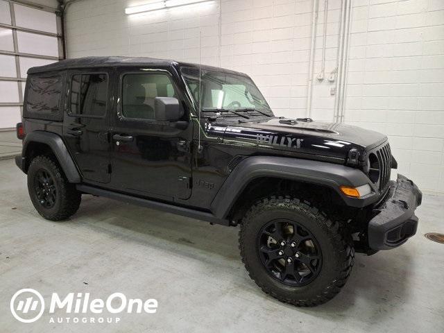 used 2021 Jeep Wrangler Unlimited car, priced at $33,700