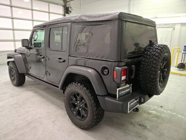 used 2021 Jeep Wrangler Unlimited car, priced at $33,700