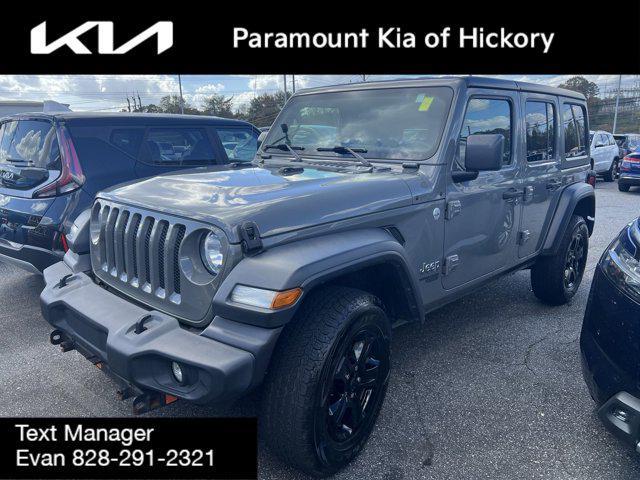 used 2018 Jeep Wrangler Unlimited car, priced at $23,679