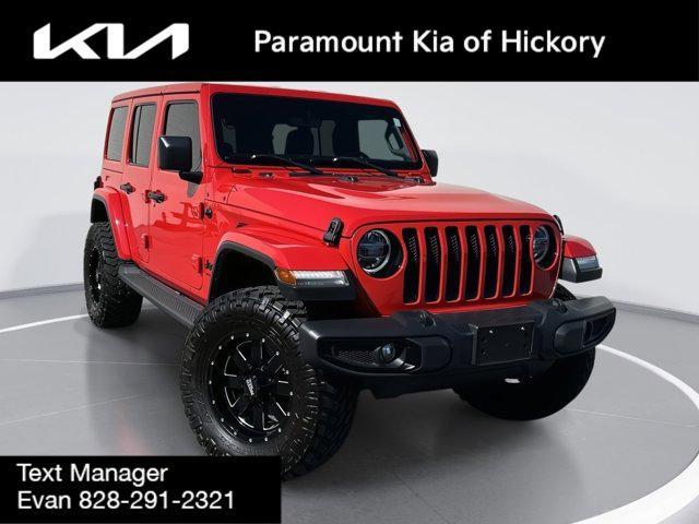 used 2021 Jeep Wrangler Unlimited car, priced at $37,374