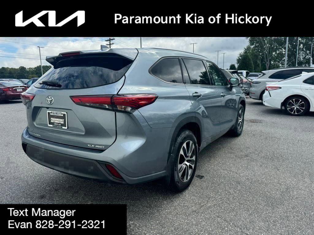 used 2021 Toyota Highlander car, priced at $24,694