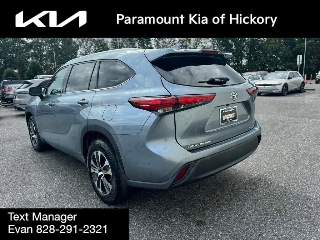 used 2021 Toyota Highlander car, priced at $24,694