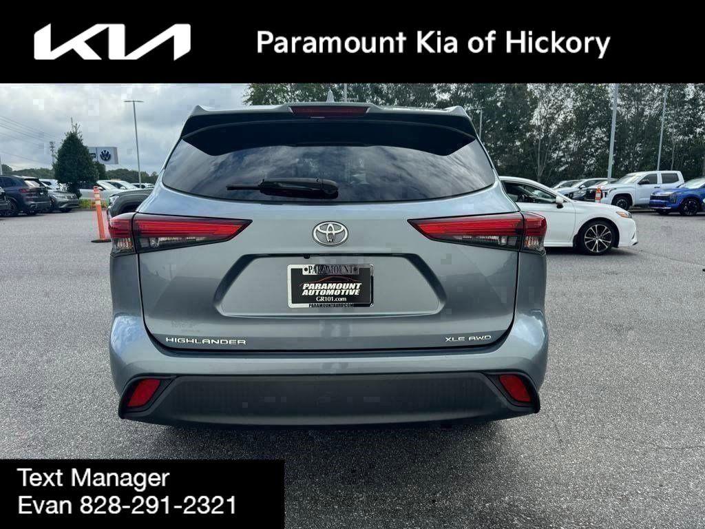 used 2021 Toyota Highlander car, priced at $24,694