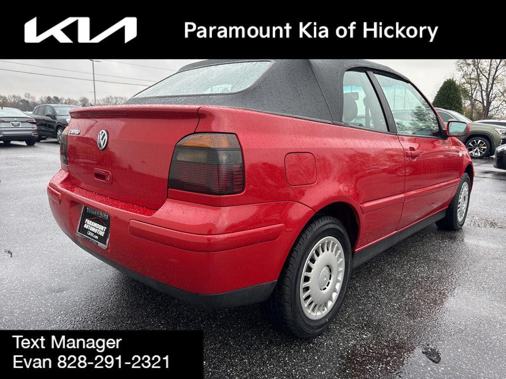 used 2000 Volkswagen Cabrio car, priced at $9,500