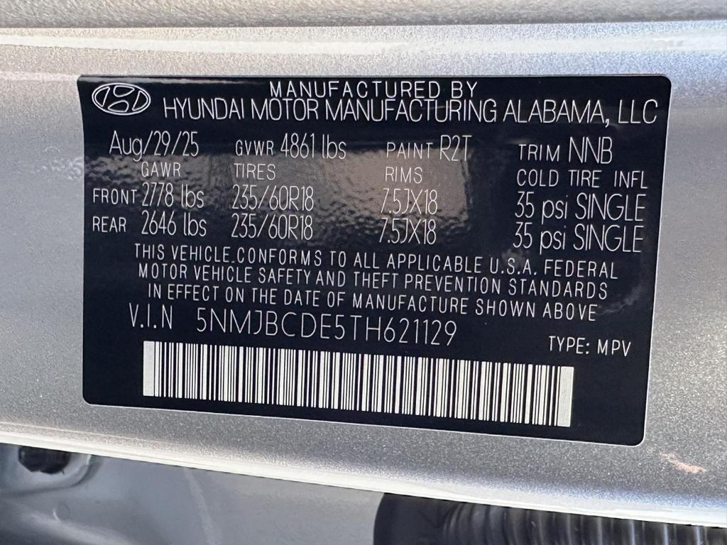 new 2026 Hyundai Tucson car, priced at $33,652