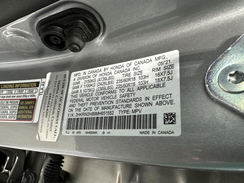 used 2021 Honda CR-V car, priced at $27,495