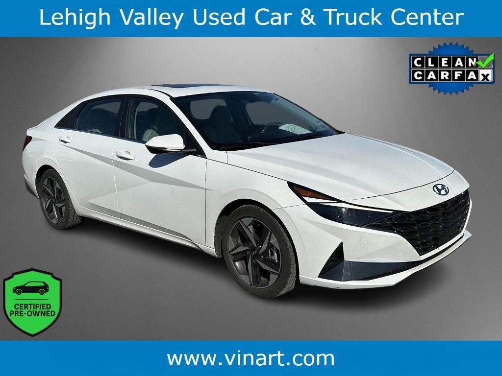 used 2021 Hyundai Elantra car, priced at $16,595