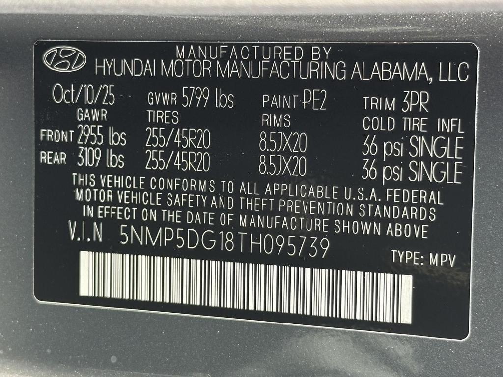 new 2026 Hyundai SANTA FE HEV car, priced at $51,612