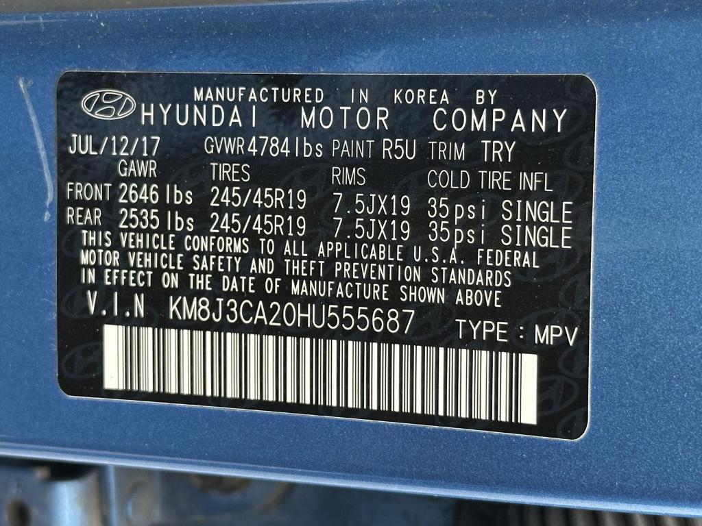 used 2017 Hyundai Tucson car, priced at $9,995