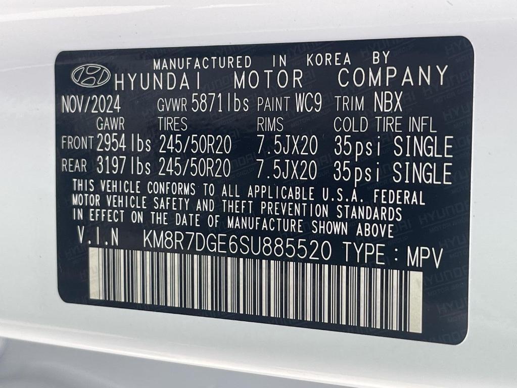new 2025 Hyundai Palisade car, priced at $53,668