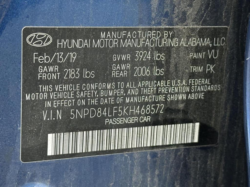 used 2019 Hyundai Elantra car, priced at $13,495