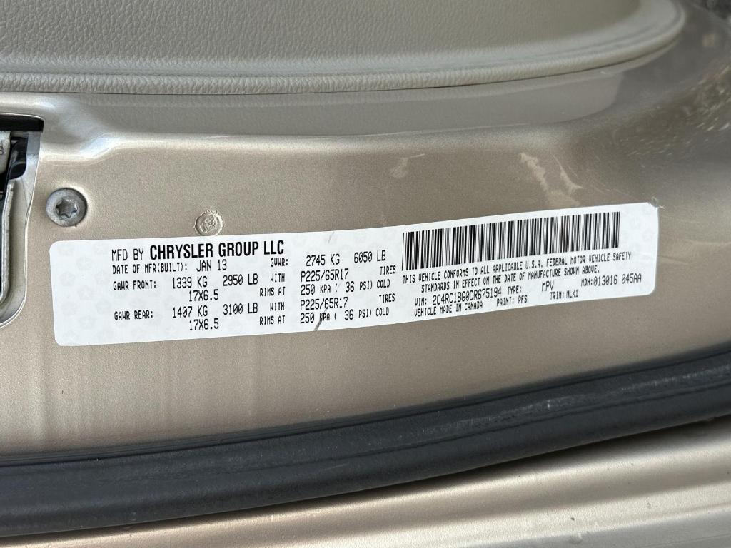 used 2013 Chrysler Town & Country car, priced at $5,995