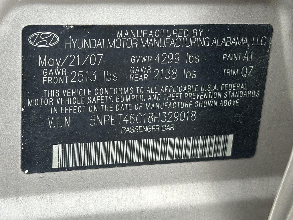 used 2008 Hyundai Sonata car, priced at $5,795