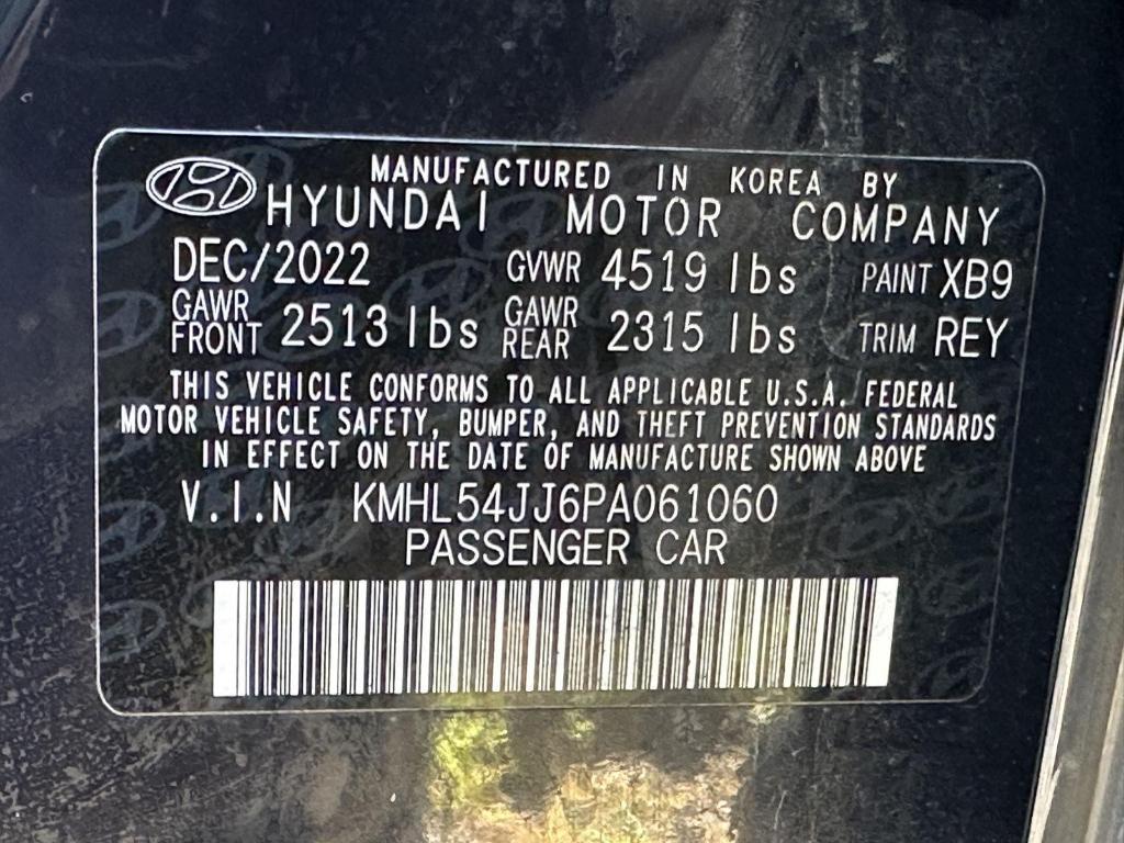used 2023 Hyundai Sonata Hybrid car, priced at $24,995