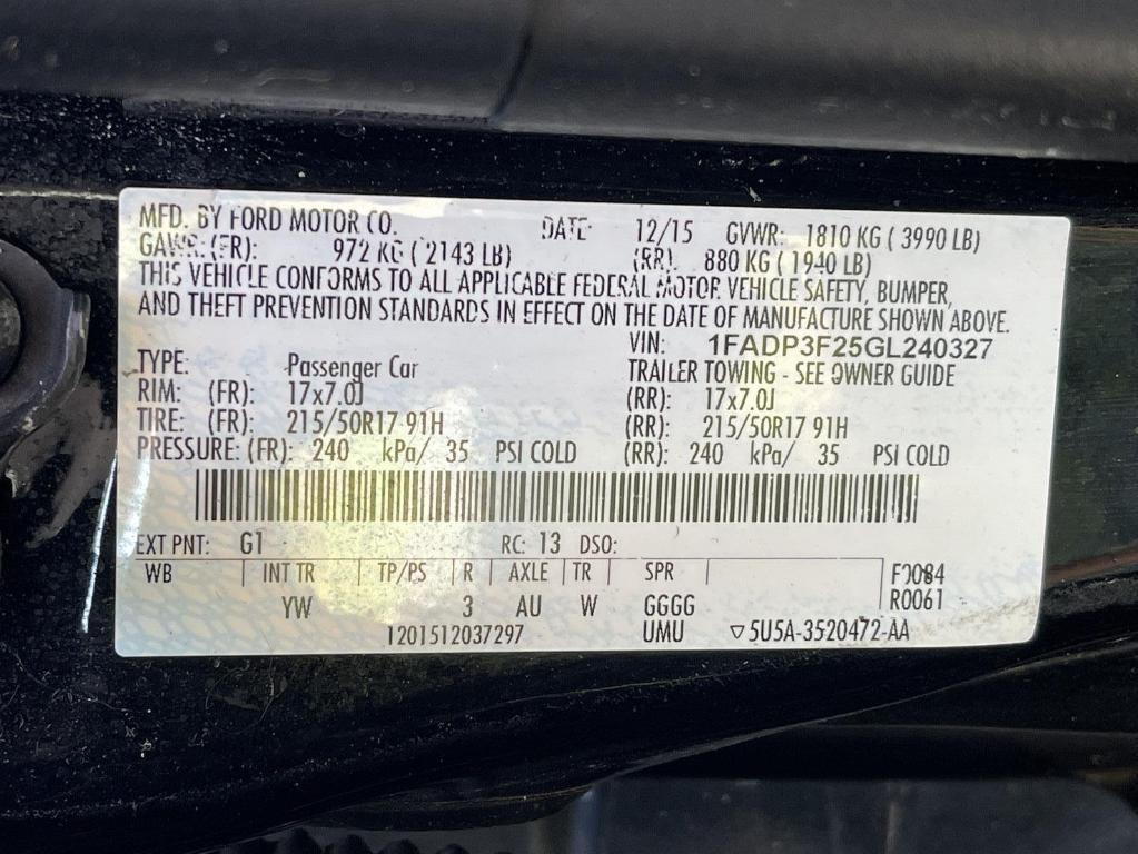 used 2016 Ford Focus car, priced at $9,995