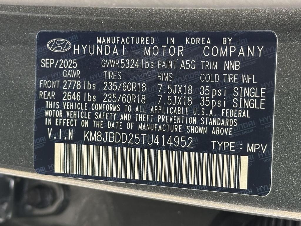 new 2026 Hyundai TUCSON Plug-In Hybrid car, priced at $41,777