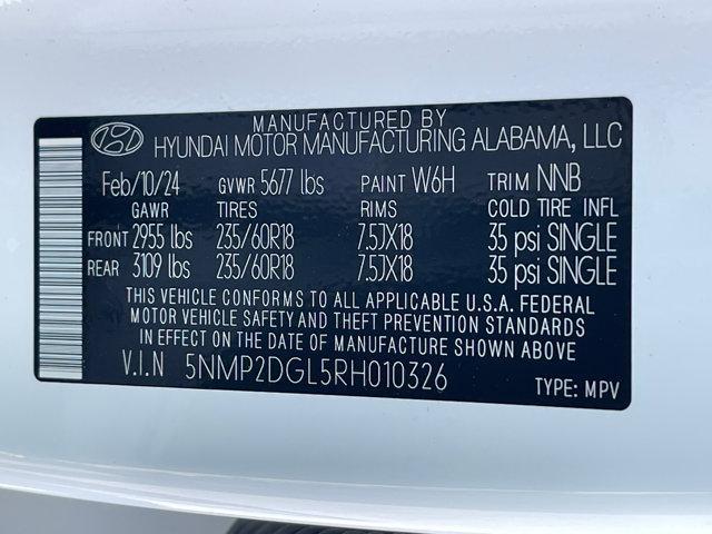 new 2024 Hyundai Santa Fe car, priced at $40,325