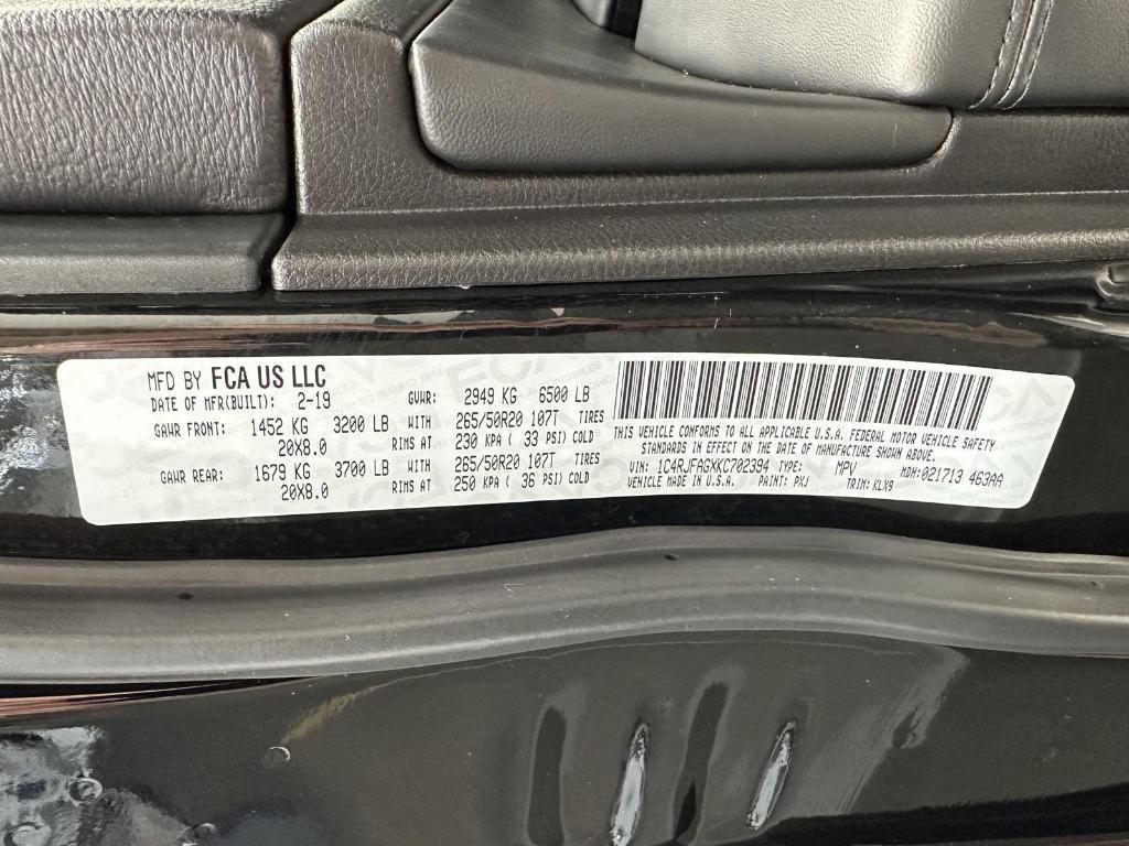 used 2019 Jeep Grand Cherokee car, priced at $23,595