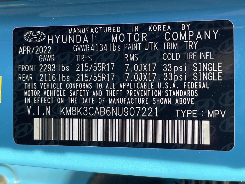 used 2022 Hyundai Kona car, priced at $22,495