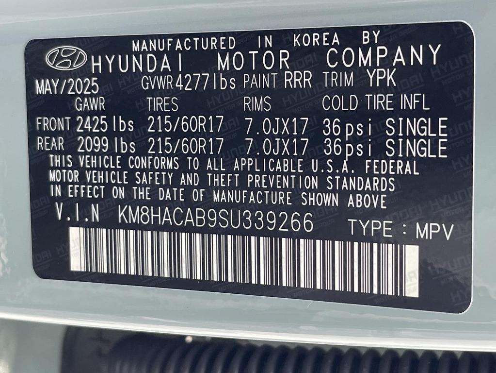 new 2025 Hyundai Kona car, priced at $27,694