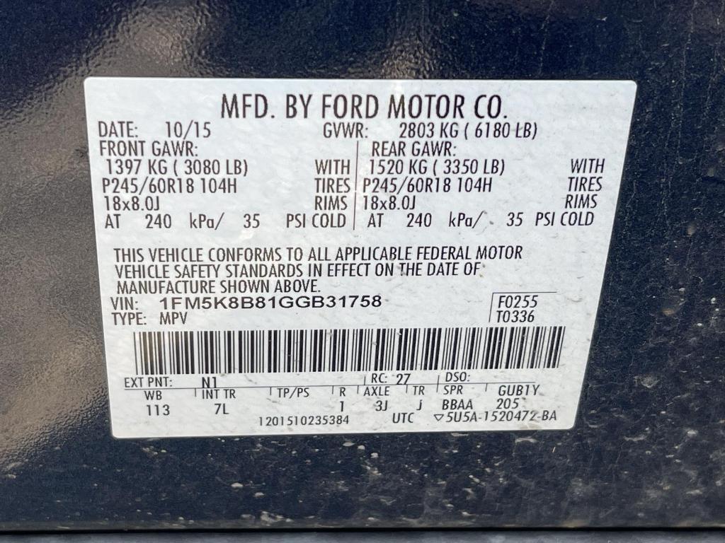 used 2016 Ford Explorer car, priced at $12,995