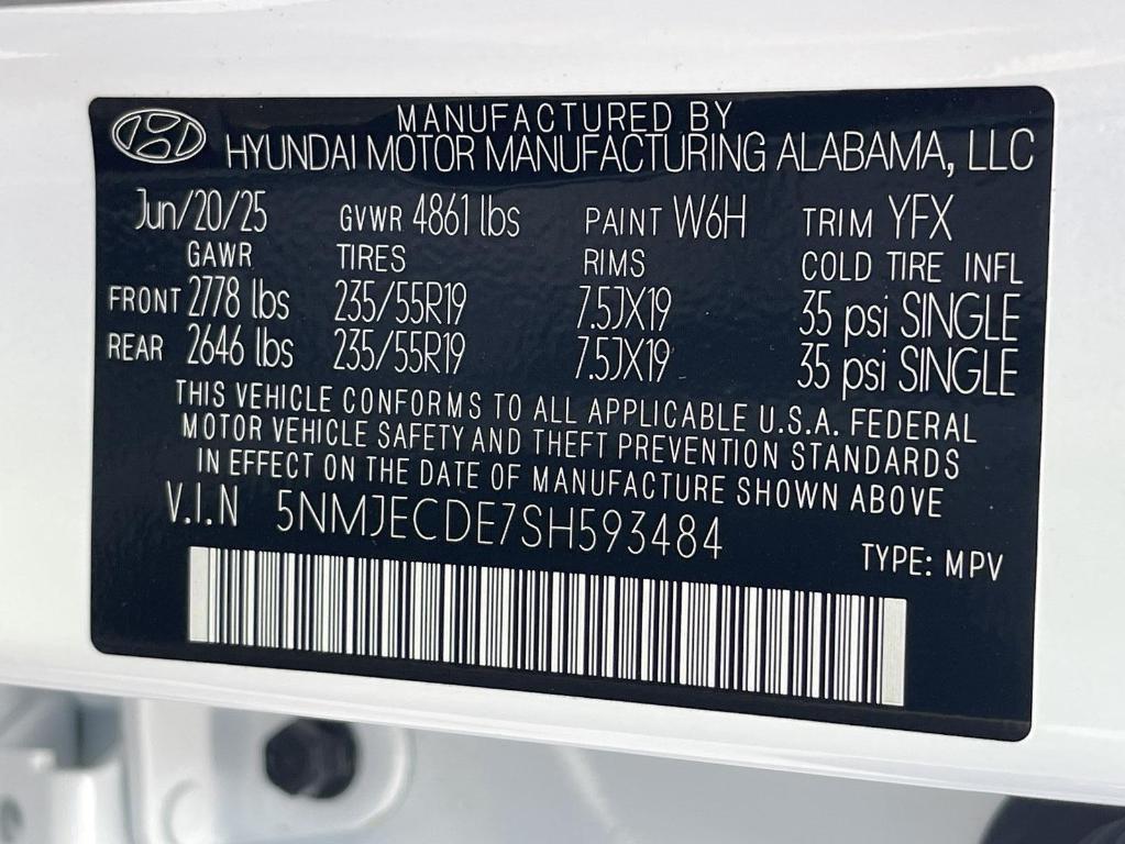 new 2025 Hyundai Tucson car, priced at $41,788