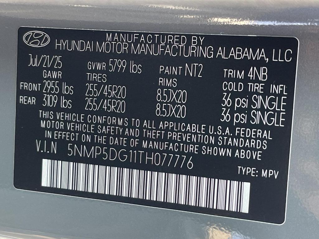 new 2026 Hyundai SANTA FE HEV car, priced at $51,653