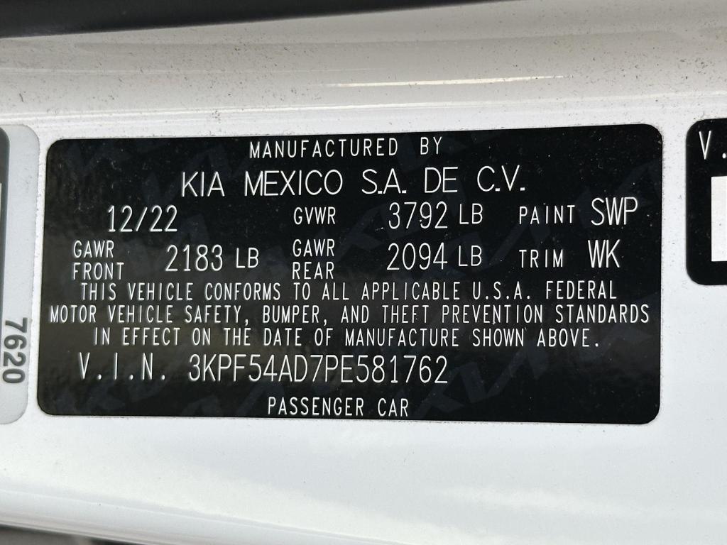 used 2023 Kia Forte car, priced at $20,495