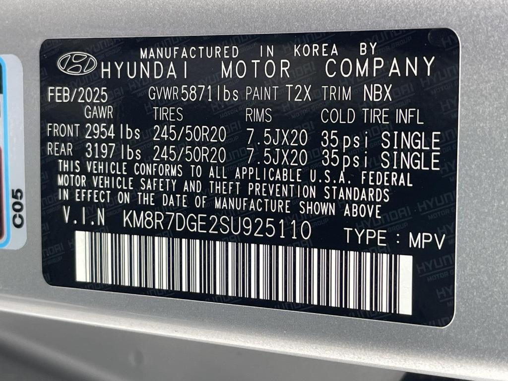 new 2025 Hyundai Palisade car, priced at $52,840