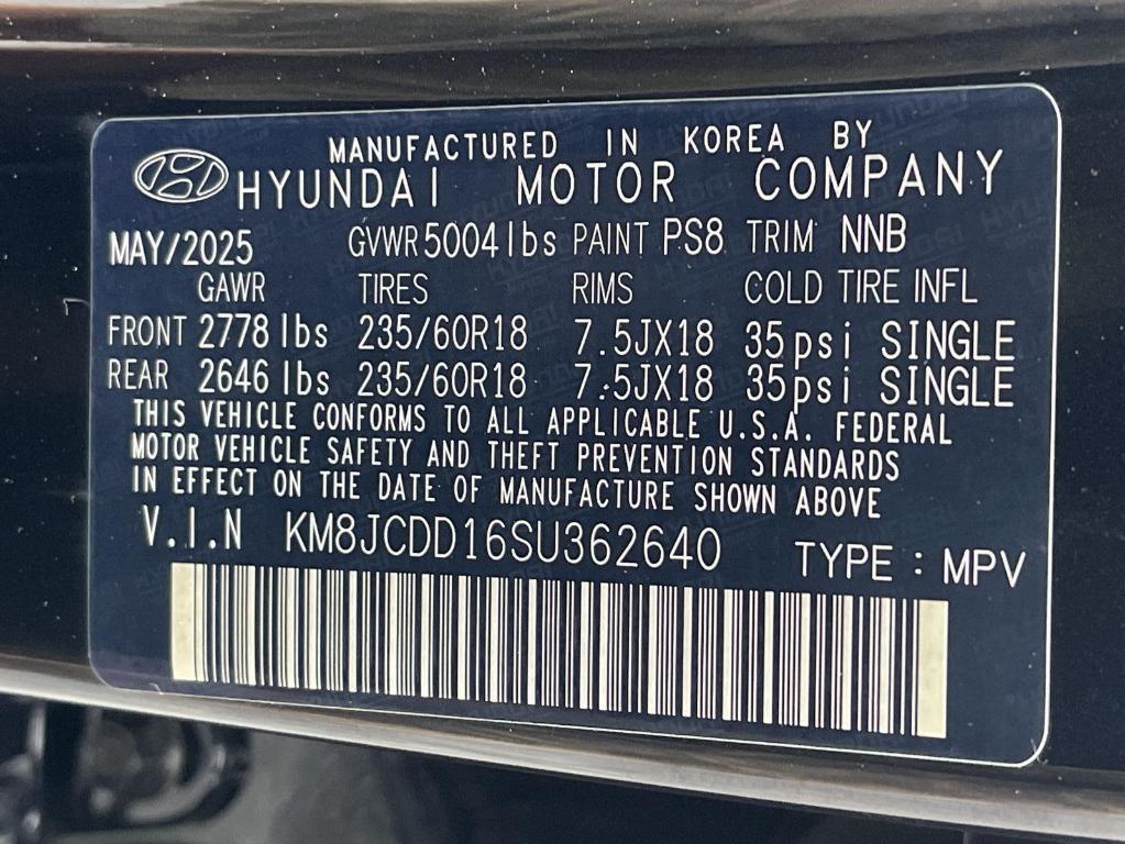 new 2025 Hyundai TUCSON Hybrid car, priced at $38,014