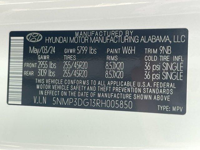 new 2024 Hyundai Santa Fe car, priced at $47,725