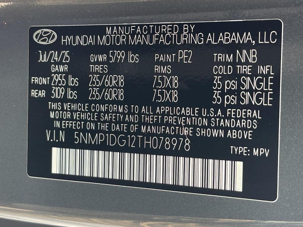 new 2026 Hyundai SANTA FE HEV car, priced at $39,431