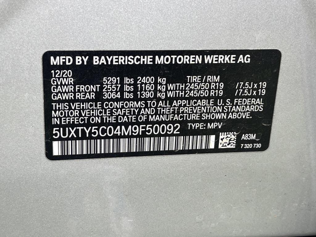 used 2021 BMW X3 car, priced at $26,995