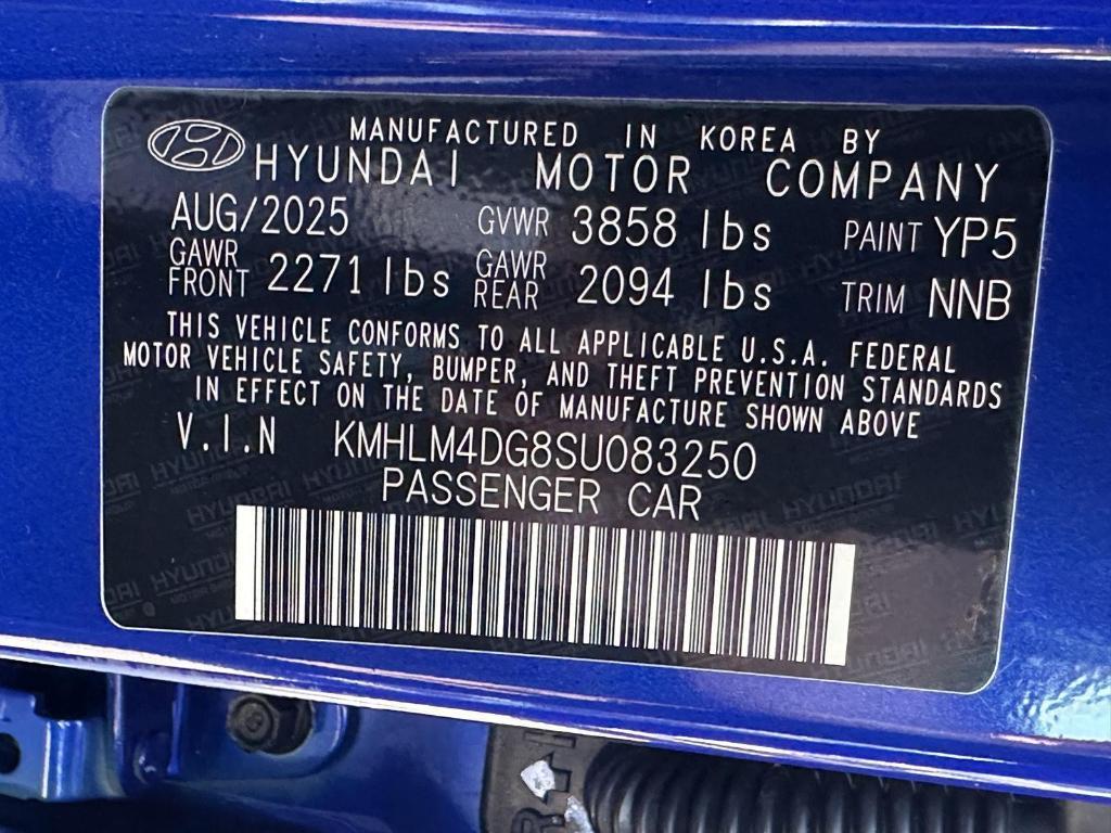 new 2025 Hyundai Elantra car, priced at $24,435