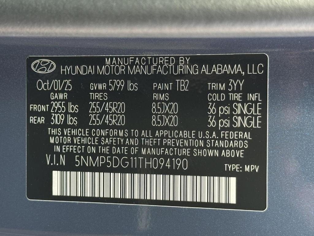 new 2026 Hyundai SANTA FE HEV car, priced at $51,651