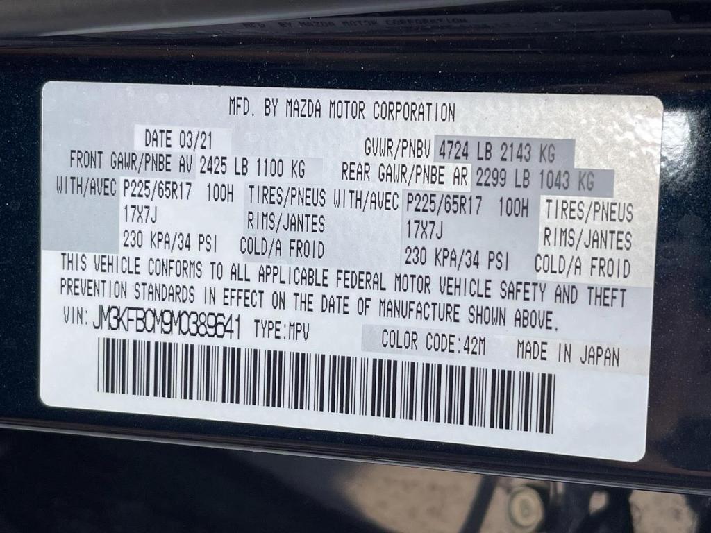 used 2021 Mazda CX-5 car, priced at $23,495