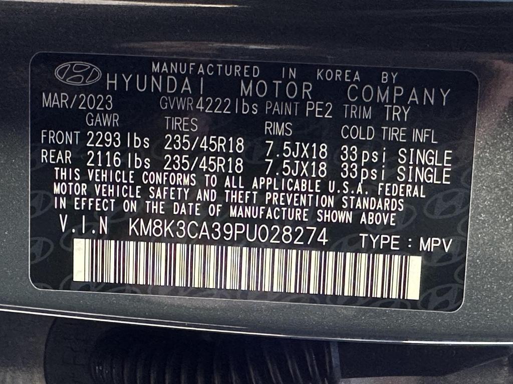 used 2023 Hyundai Kona car, priced at $23,295